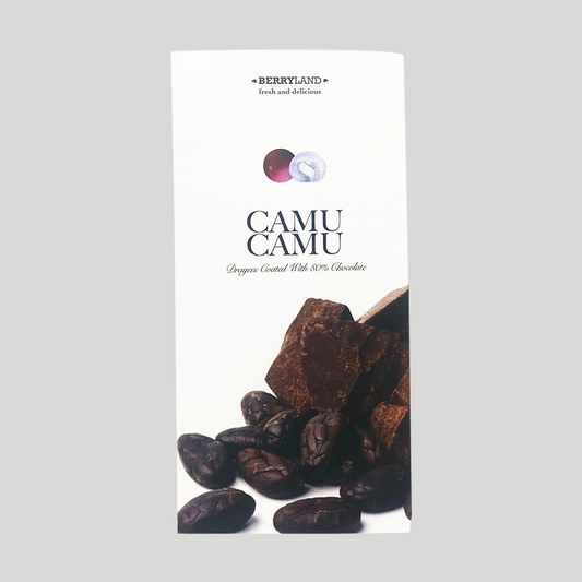 Camu Camu Dragees Coated with 80% Chocolate